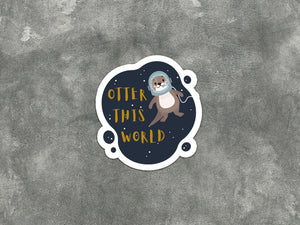Otter This World Sticker