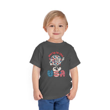 Load image into Gallery viewer, Party in the USA Distressed Vintage Toddler Short Sleeve Tee
