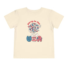 Load image into Gallery viewer, Party in the USA Distressed Vintage Toddler Short Sleeve Tee
