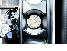 Load image into Gallery viewer, Light Floral Car Cup Holder Coasters
